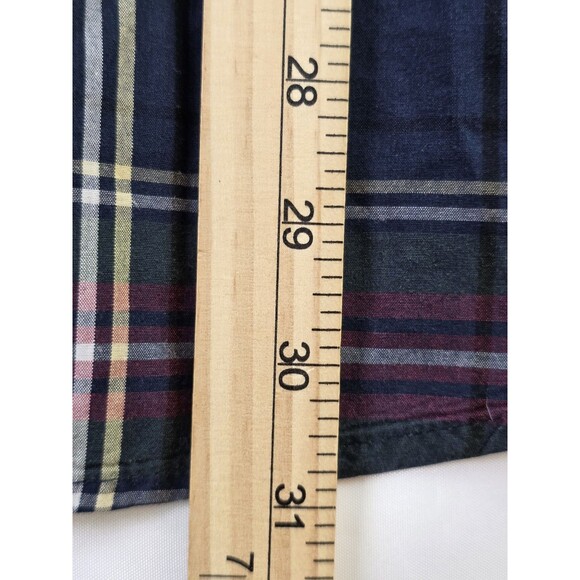 IZOD Men's XXL Multicolored Plaid Button Up Long Sleeve Shirt - Picture 5 of 8